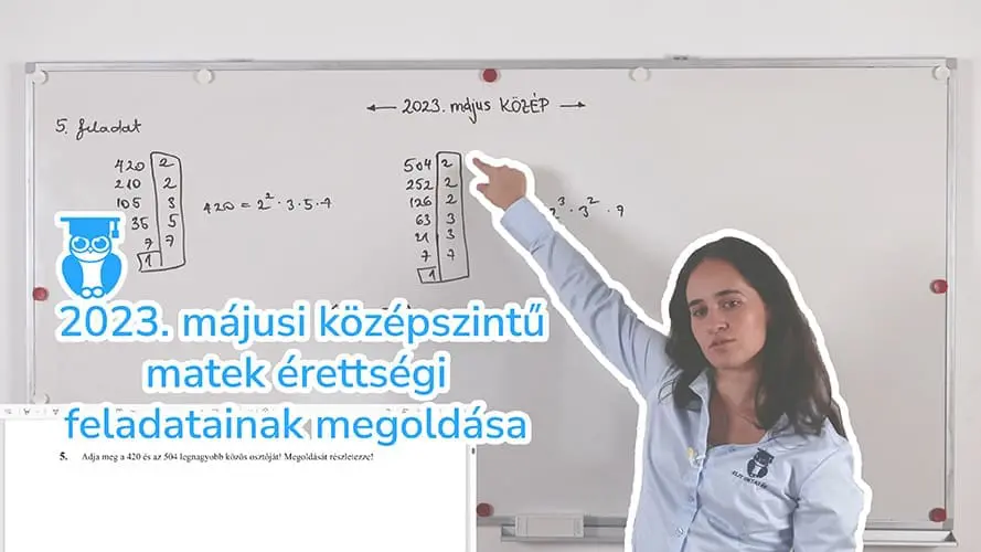 2023. májusi középszintű matek érettségi feladatainak megoldása-blog