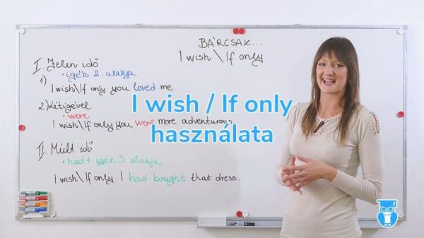 If only i wish angol bárcsak használata