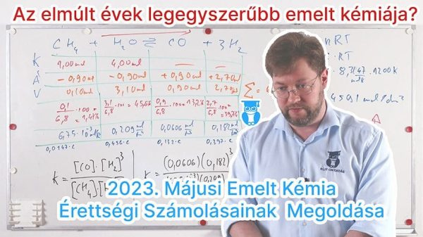 2023 május emelt szintű kémia érettségi feladatlap megoldása-blog